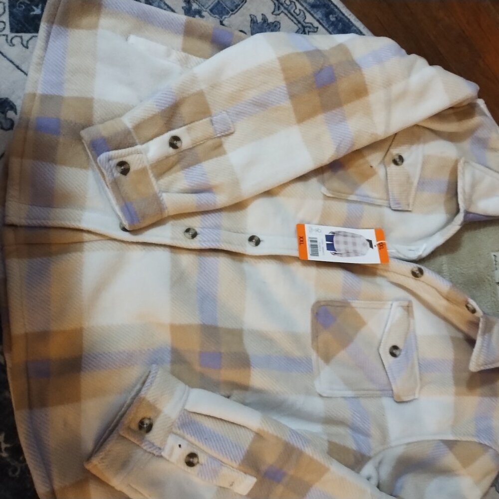 Sage Flannel Jacket for Women